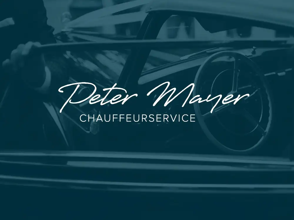 Titelbild: Branding für Peter Mayer Chauffeurservice aus Neckargemünd bei Heidelberg